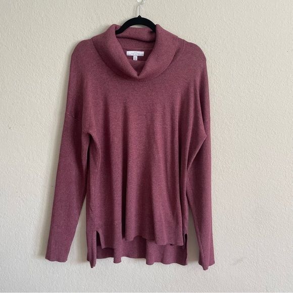 New Directions woman cowl neck knit sweater size XL stretch comfortable fall - Picture 7 of 10